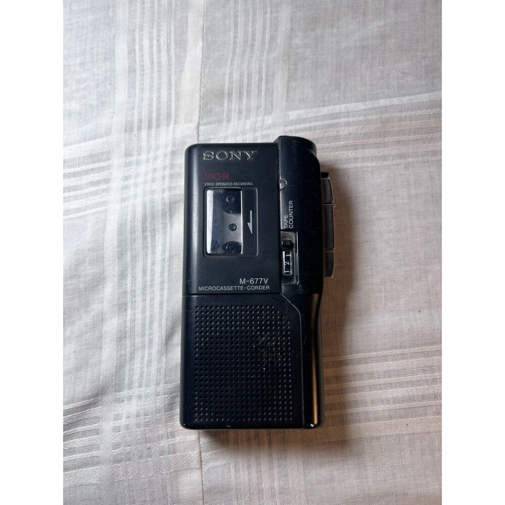 SONY V-O-R M-677V Microcassette Recorder